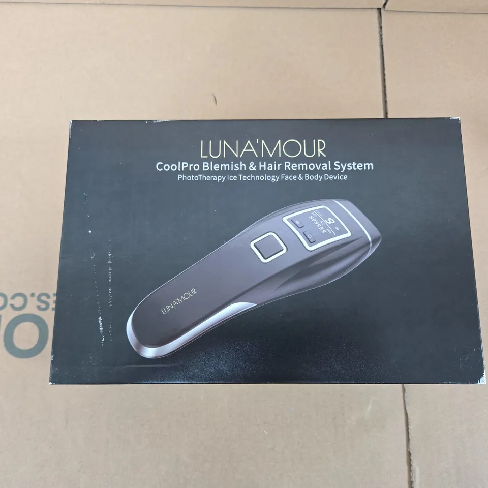 LUNA'AMOUR COOLPRO BLEMISH & HAIR REMOVAL SYSTEM – FACE & BODY DEVICE - BOXED