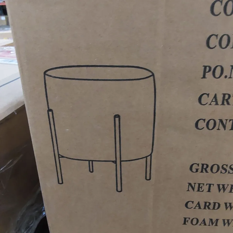 BOXED HARROGATE STOOL - GREY 