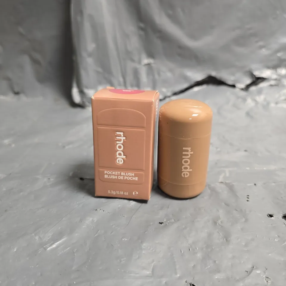 BOXED RHODE POCKET BLUSH IN TOASTED TEDDY 5.3G