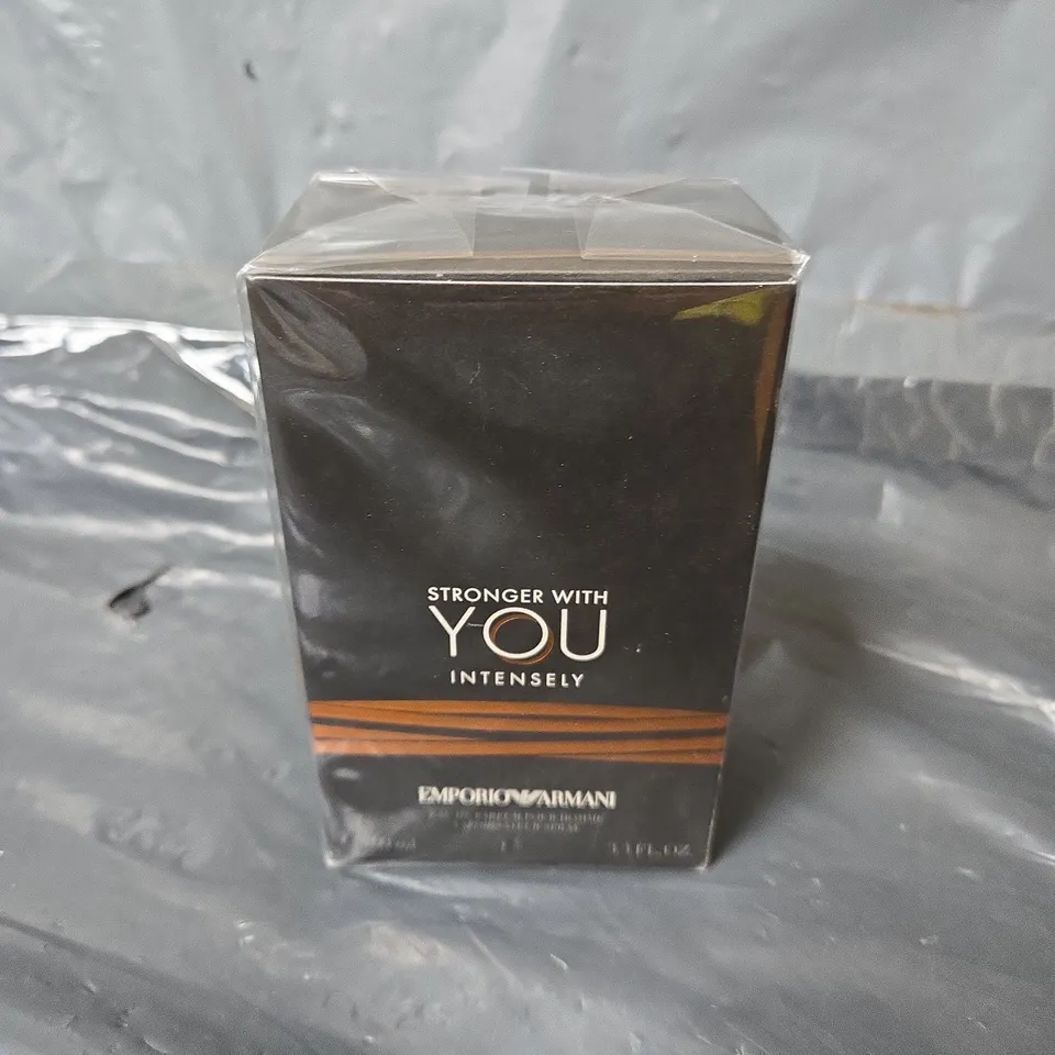 BOXED AND SEALED GIORGIO ARMANI STRONGER WITH YOU INTENSELY (100ML)