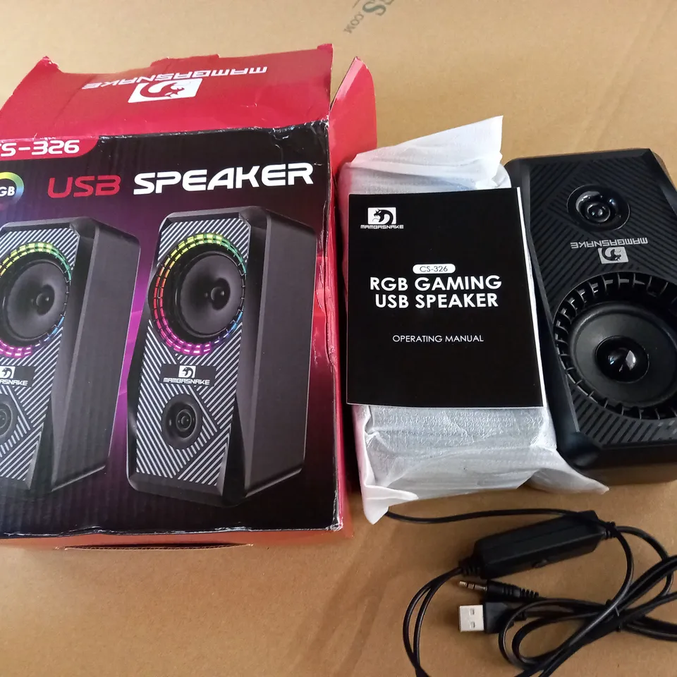 BOXED CS-326 RGB USB SPEAKER