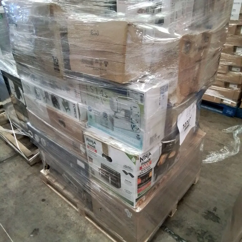 PALLET OF APPROXIMATELY 35 UNPROCESSED RAW RETURN HOUSEHOLD AND ELECTRICAL GOODS TO INCLUDE;