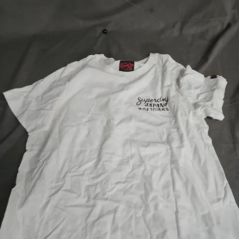 SUPERDRY JAPAN GRAPHIC T-SHIRT – WHITE, UK 16