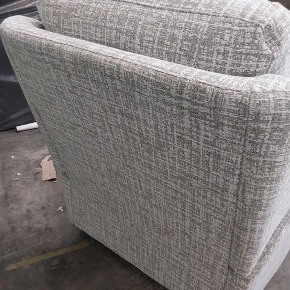 QUALITY BRITISH DESIGNER G PLAN KINGSBURY EASY CHAIR SHORE SLATE FABRIC 