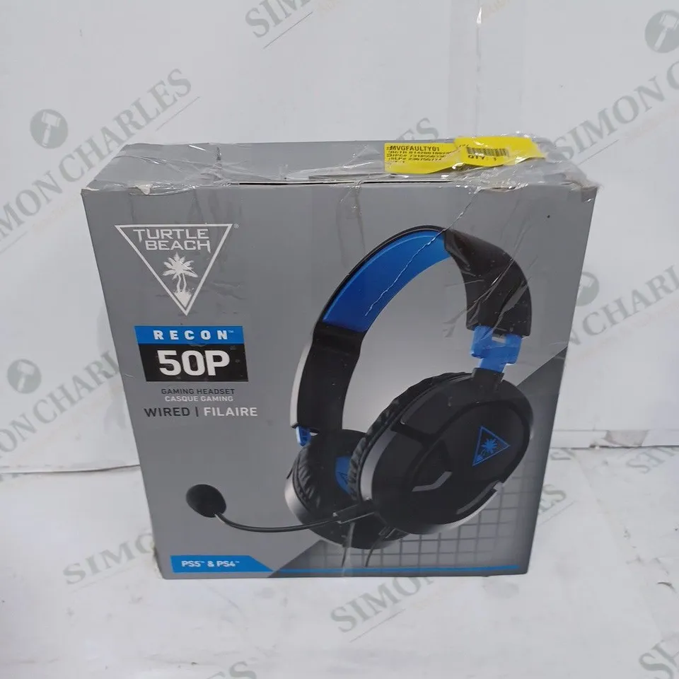 TURTLE BEACH RECON 50P WIRED PS4/PS5 GAMING HEADSET 