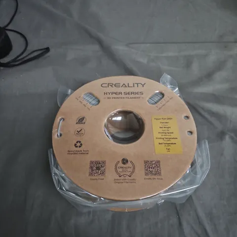 CREALITY HYPER SERIES PLA GREY 1.75MM 1KG 3D PRINTER FILAMENT β SPOOL