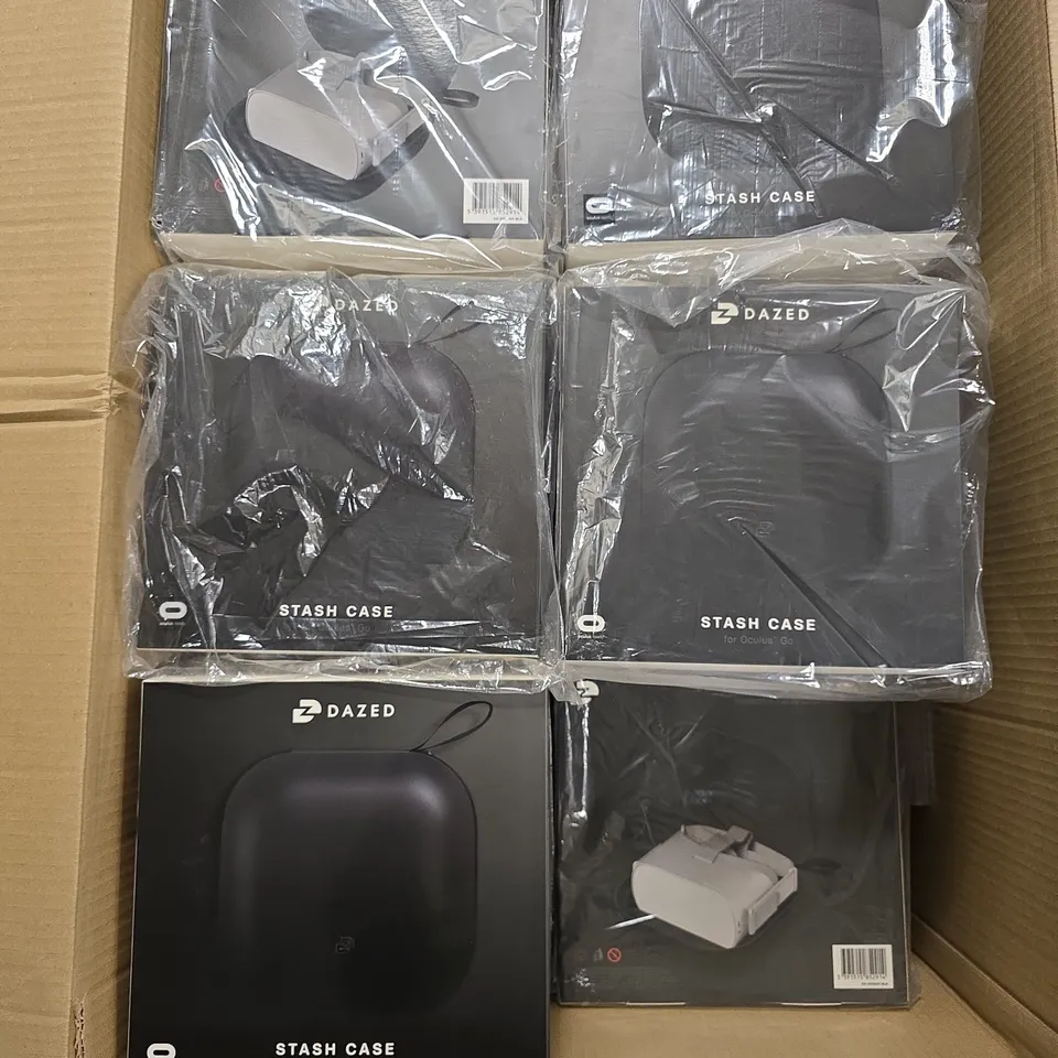 APPROXIMATELY 15 BOXED DAZED STASH CASES FOR OCULUS GO