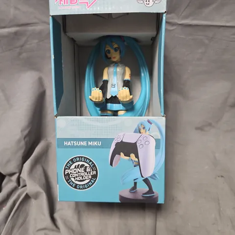 HATSUNE MIKU ACTION FIGURE – PHONE & CONTROLLER HOLDER, BOXED