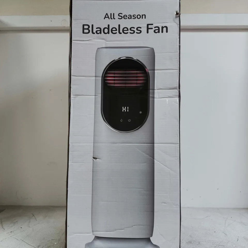 BLISS & BEYOND ALL SEASON BLADELESS FAN – BOXED