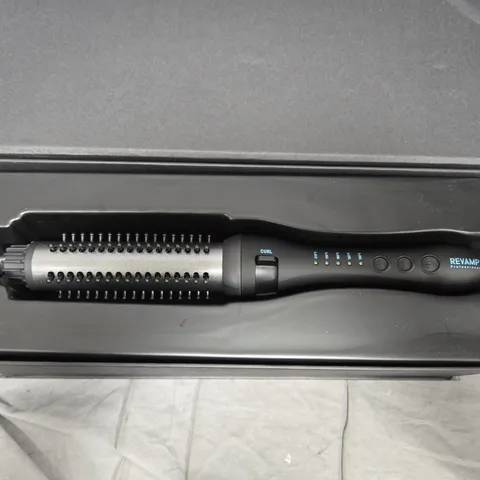 REVAMP PROGLOSS VOLUME & WAVE HOT BRUSH – BLACK (BOXED)