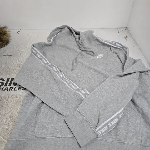 NIKE GREY HOODIE, UK SIZE L