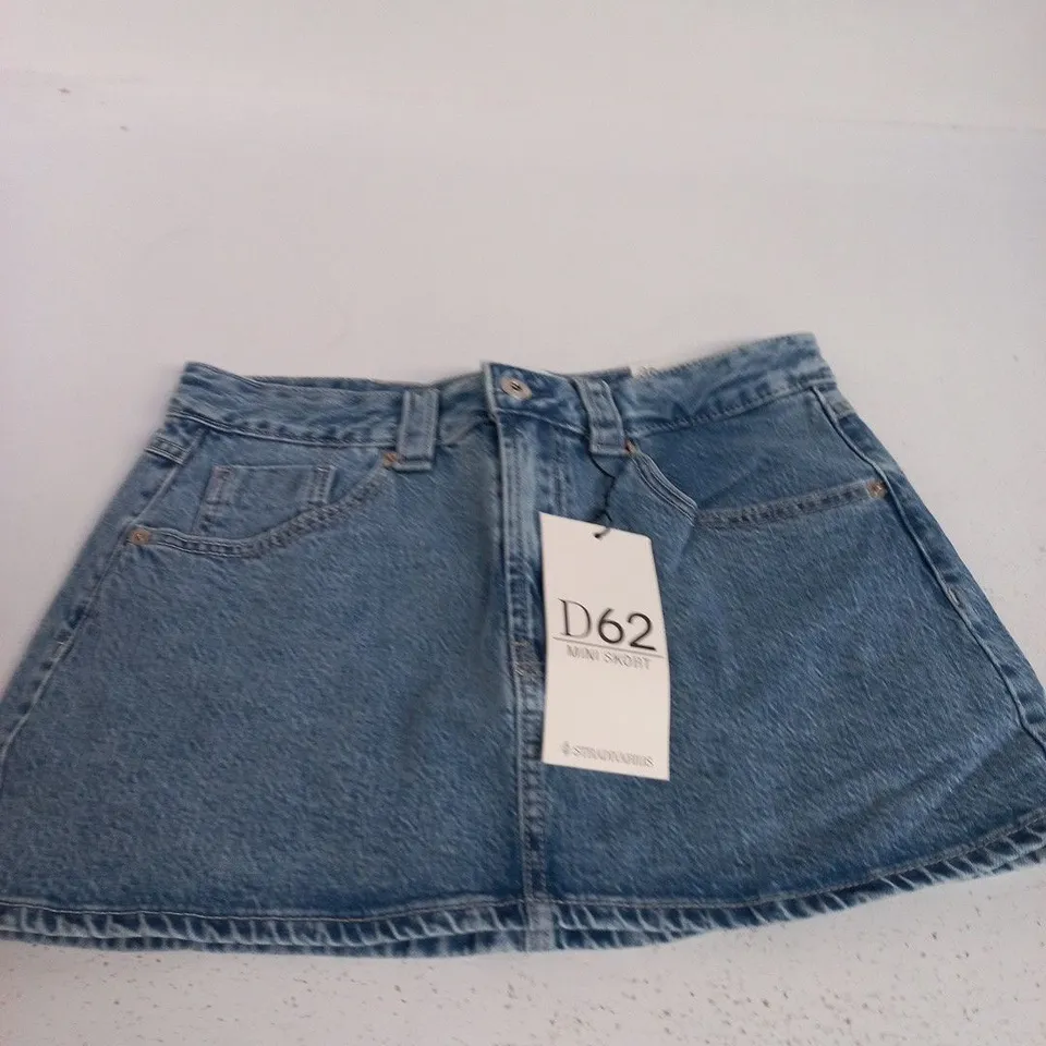 STRADIVARIUS D62 MINI SKORT – WOMEN'S DENIM MINI SKIRT, UK 8