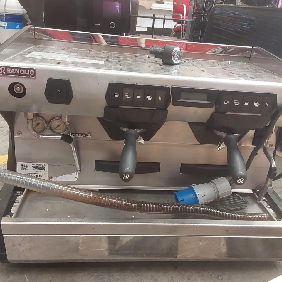 RANCILIO CLASSE 7 2 GROUP COMMERCIAL COFFEE MACHINE WITH ISTEAM