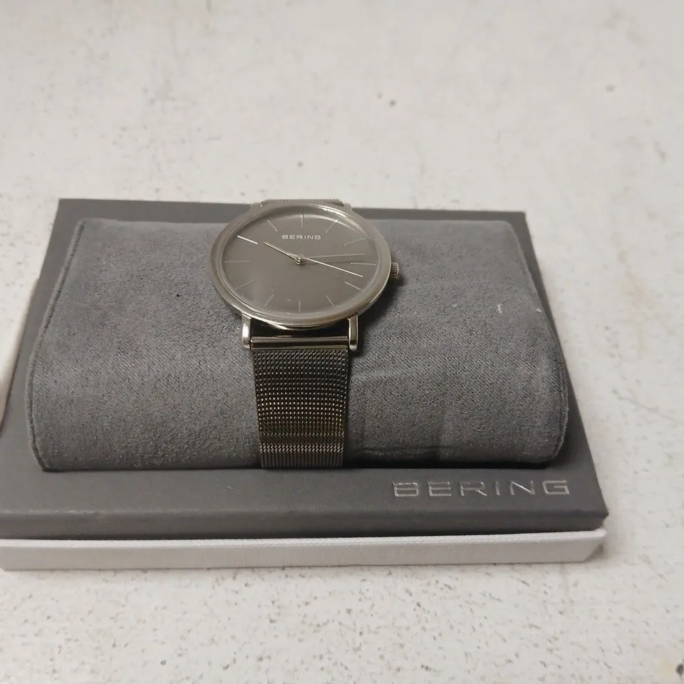BERING STAINLESS STEEL MESH WATCH