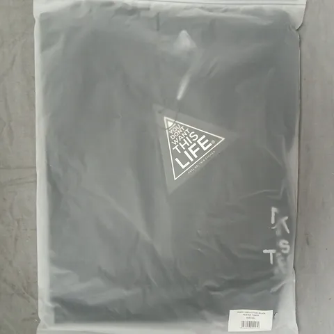 BOX OF APPROXIMATELY 18 YOU DON'T WANT THIS LIFE REFLECTIVE PAINTER T-SHIRTS IN BLACK SIZE XXL