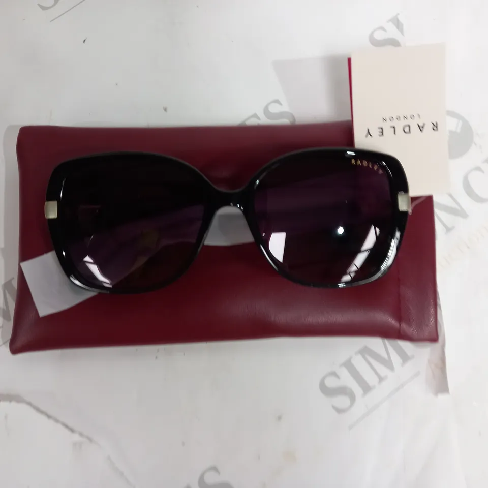 RADLEY LONDON BLACK SUNGLASSES WITH RED CASE