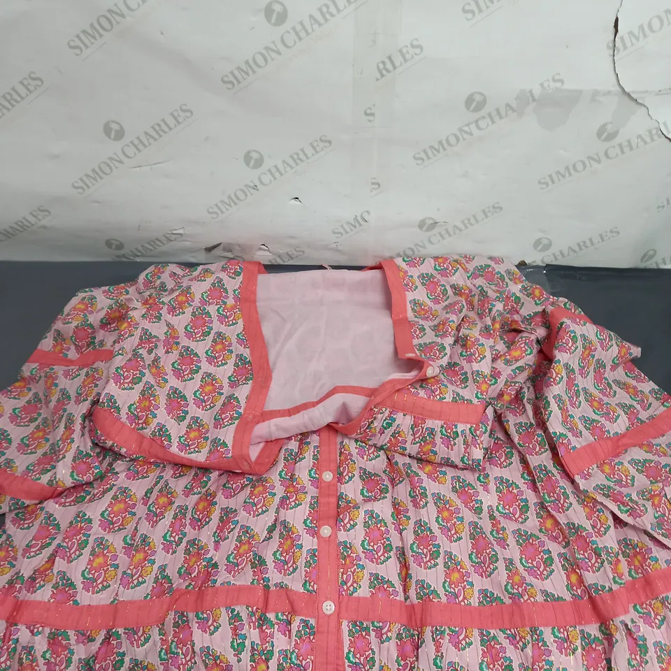 BODEN FLORAL PATTERN BUTTON DRESS SIZE 10