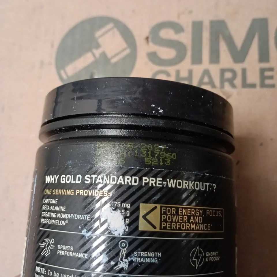 OPTIMUM NUTRITION GOLD STANDARD PRE-WORKOUT – FRUIT PUNCH, 330 G (30 SERVINGS)