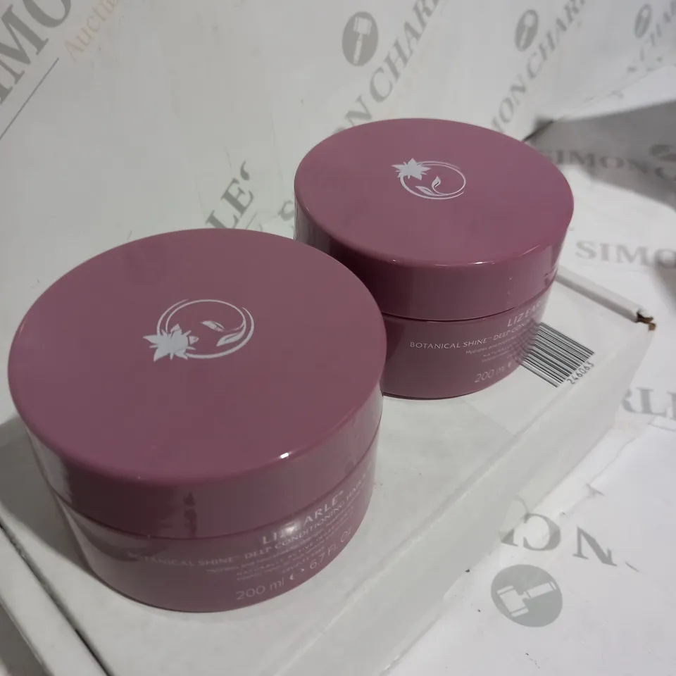 BOX OF 2 X BOTANICAL SHINE DEEP CONDITIONING HAIR & SCALP MASK 200ML