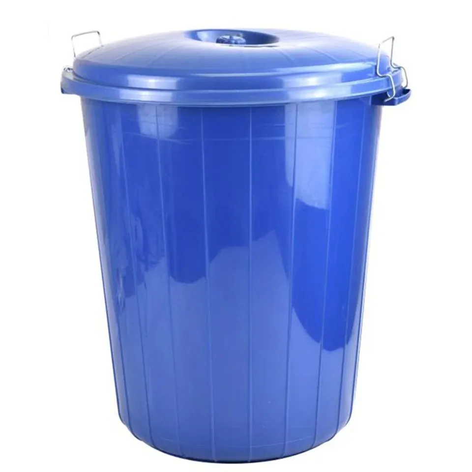 BOXED PLASTIC MANUAL LIFT RUBBISH BIN