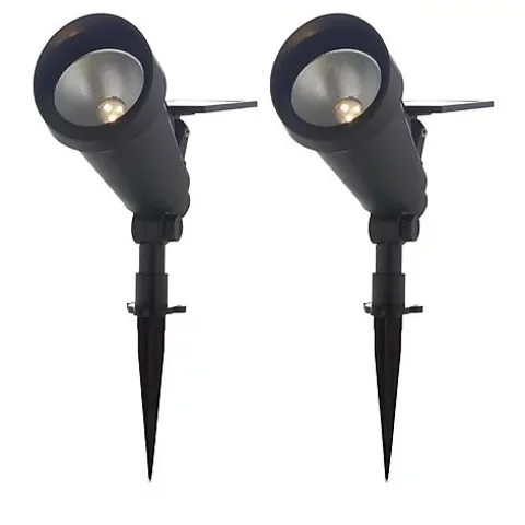 GARDEN REFLECTIONS SET OF 4 SOLAR SPOT LIGHTS