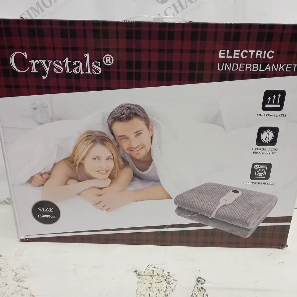 BOXED CRYSTALS ELECTRIC UNDERBLANKET - 150X80CM