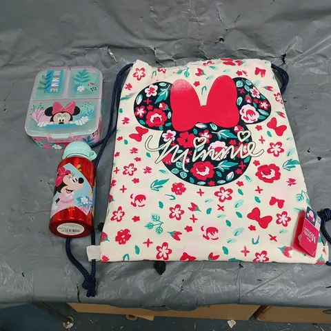 MINNIE MOUSE LUNCH BOX DRAWSTRING BAG SET 