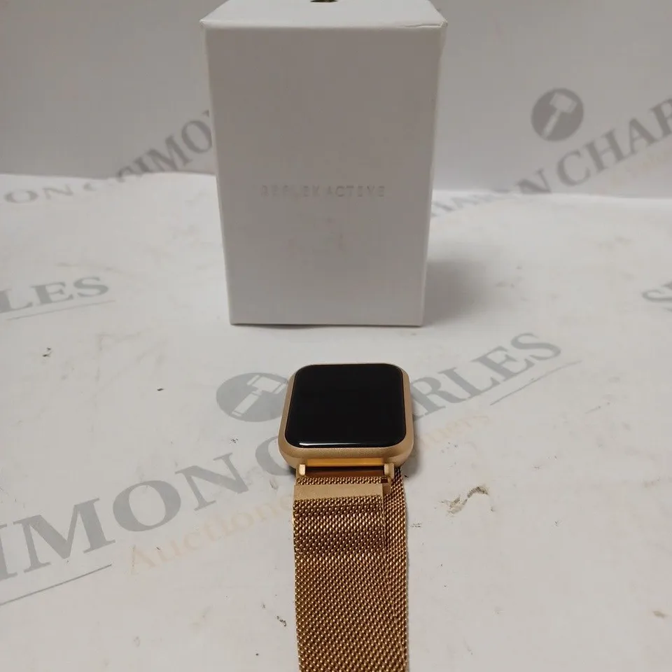 REFLEX ACTIVE GOLDEN SMART WATCH 