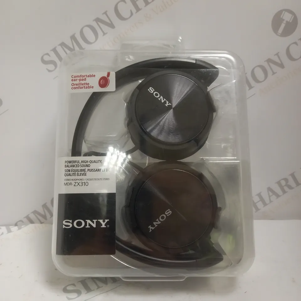 BOXED SONY MDR-ZX310 HEADPHONE, BLACK