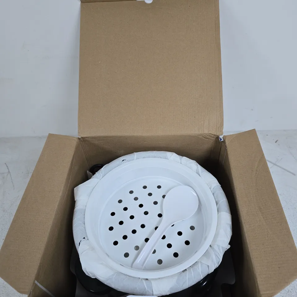 RUSSELL HOBBS COOK@HOME STAINLESS STEEL RICE COOKER & STEAMER – BOXED
