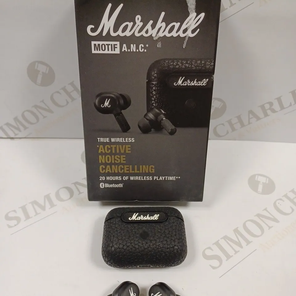 BOXED MARSHALL MOTIF A.N.C TRUE WIRELESS EARPHONES 