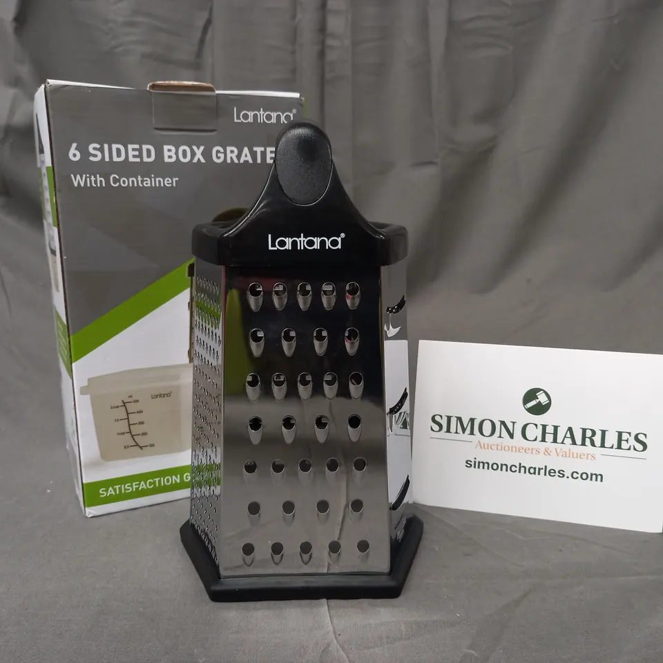 BOXED LANTANA 6 SIDED BOX GRATER