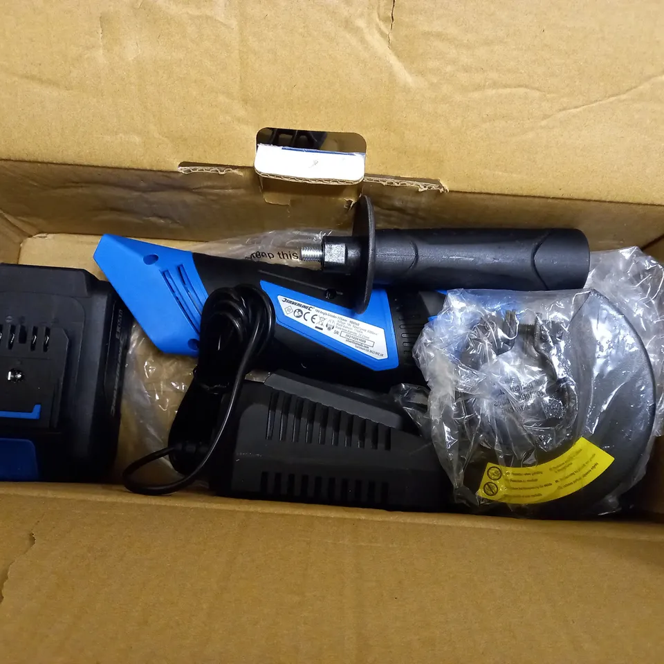SILVERLINE 980960 18V CORDLESS 115MM ANGLE GRINDER