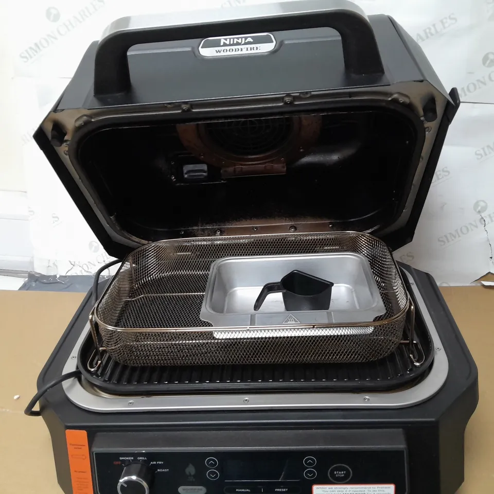 NINJA WOODFIRE PRO XL ELECTRIC BBQ GRILL & SMOKER - COLLECTION ONLY