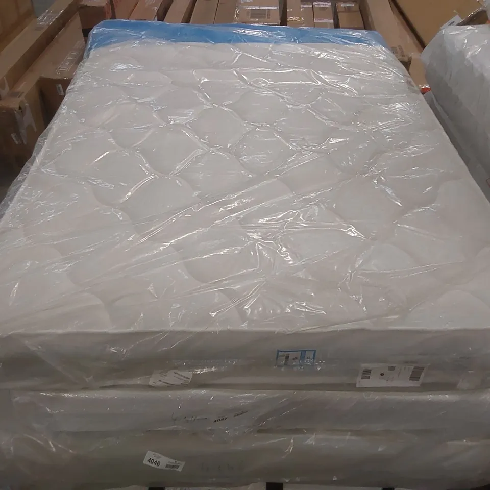 QUALITY BAGGED DOUBLE 135cm AIRSPRUNG MEMORY FOAM COMFORT MATTRESS