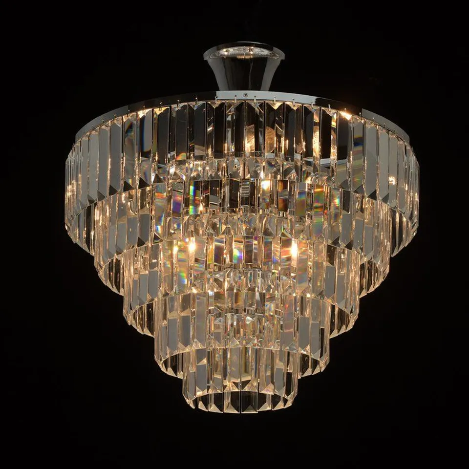 BOXED GANNON 5 LIGHT SEMI FLUSH MOUNT FIXTURE 