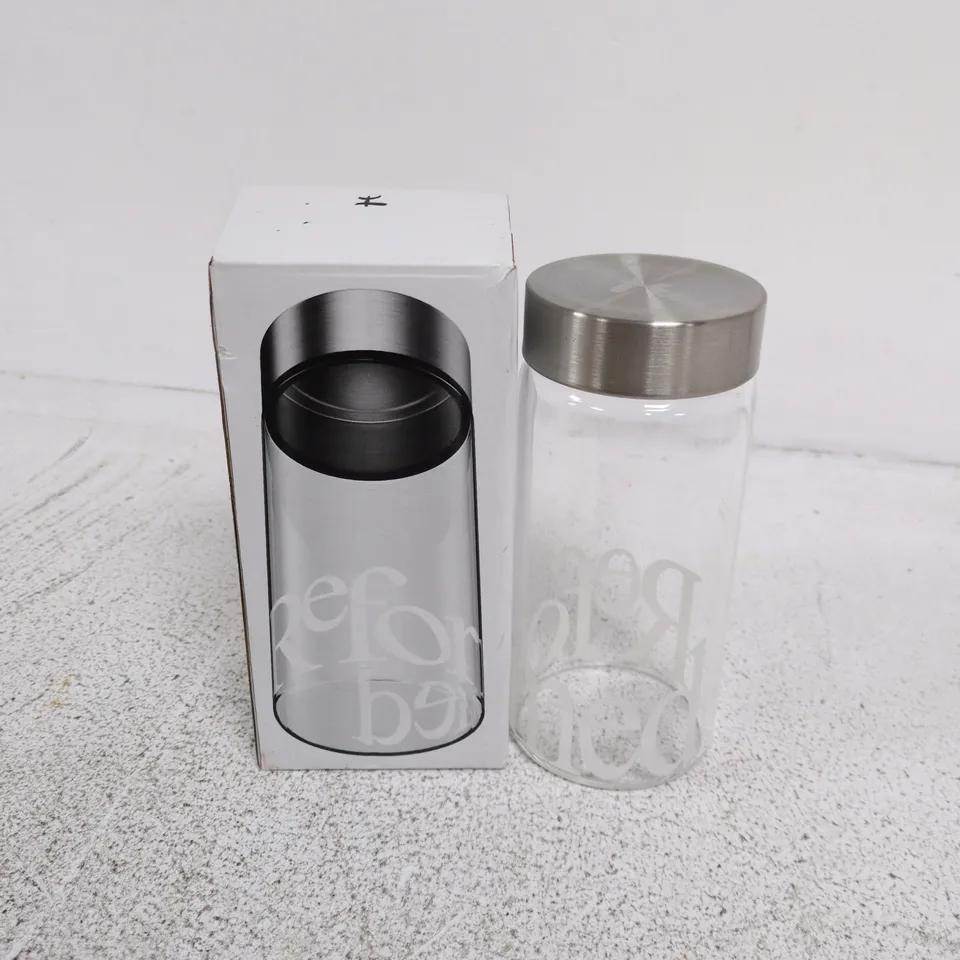 BOXED REFORMED GLASS BOTTLE