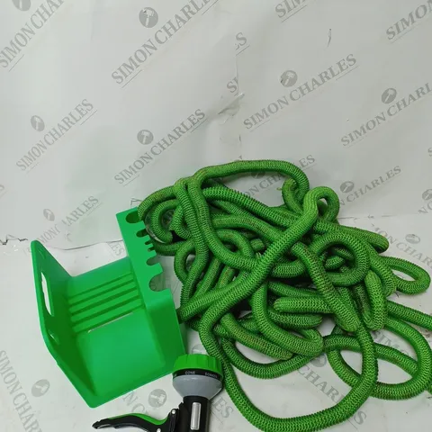 GRUMPY GARDENER EXPANDABLE HOSE WITH 7 PATTERN GUN AND ACCESSORIES