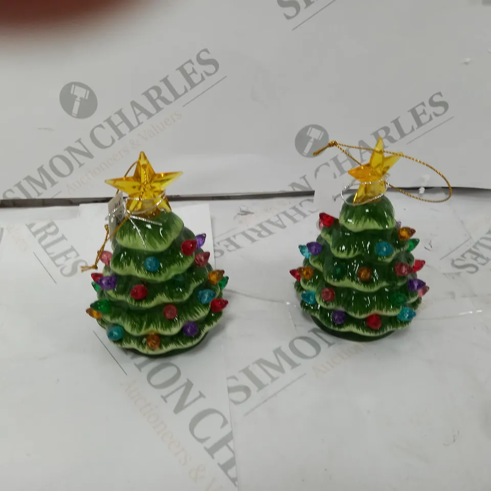 TWO CHRISTMAS TREE BAUBLE GIFTS 