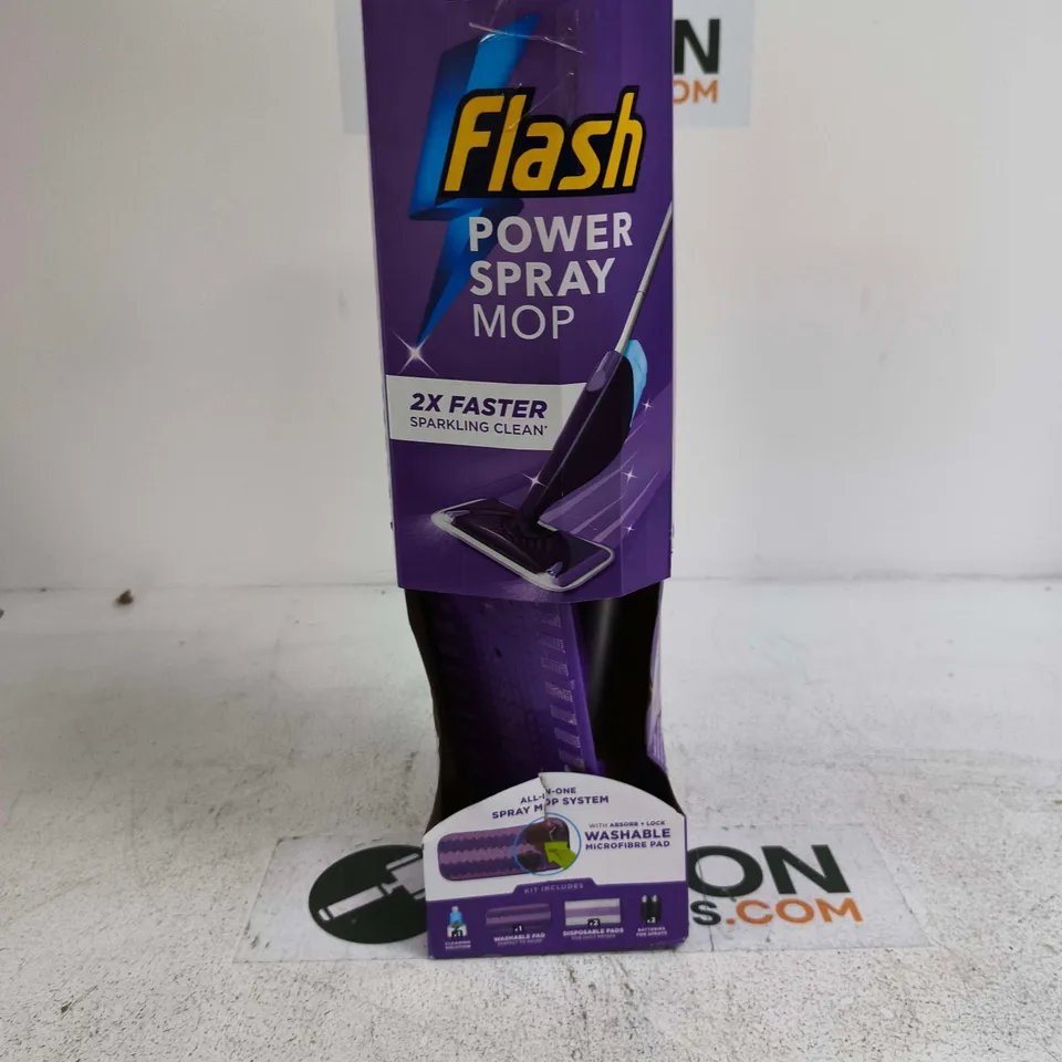 FLASH POWER SPRAY MOP – PURPLE BOXED