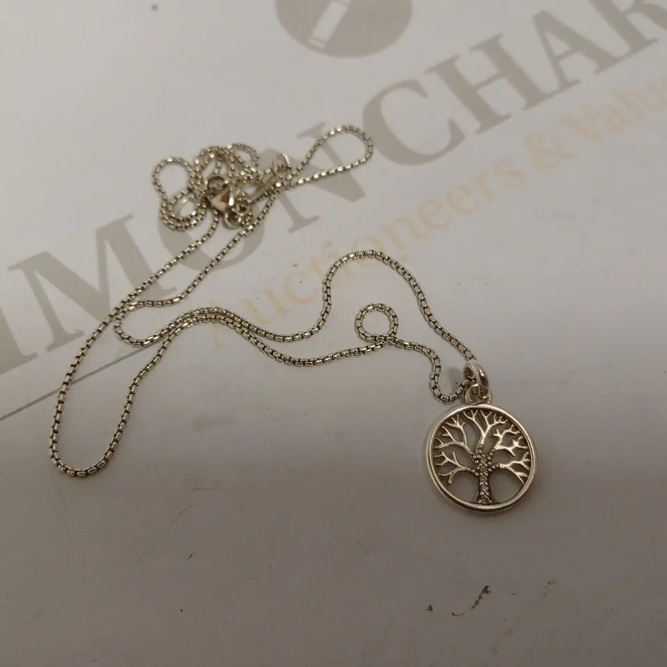 THOMAS SABO SILVER FAMILY TREE NECKLACE