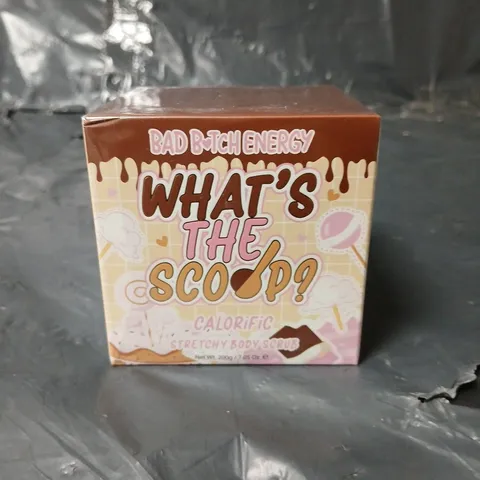 SEALED PLOUISE SKIN WHAT'S THE SCOOP? CALORIFIC STRETCHY BODY SCRUB - 200G