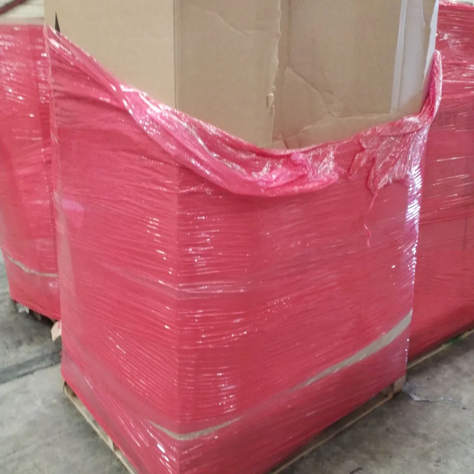 PALLET CONTAINING ASSORTED PRODUCTS INCLUDING WHITEBOARD, RETRACTABLE SAFETY GATE, NURSERY STEP STOOLS & AIR COOLER