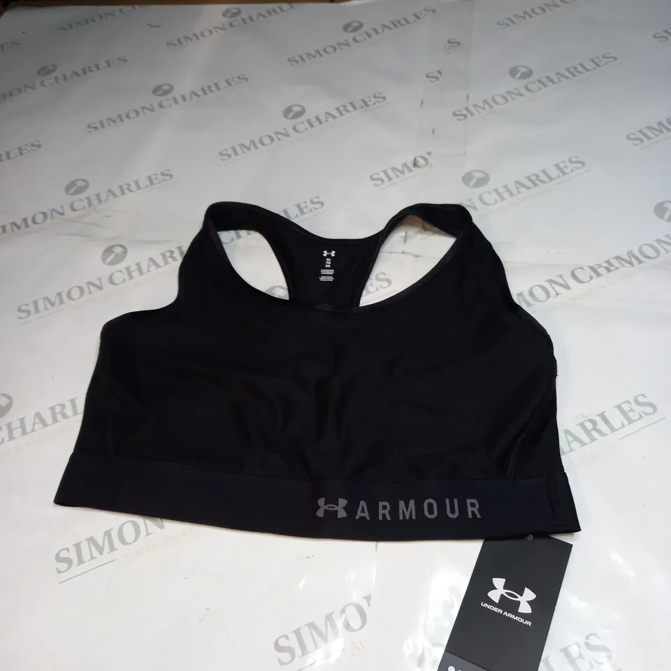 UNDER ARMOUR MID KEYHOLE SPORTS BRA SIZE XL