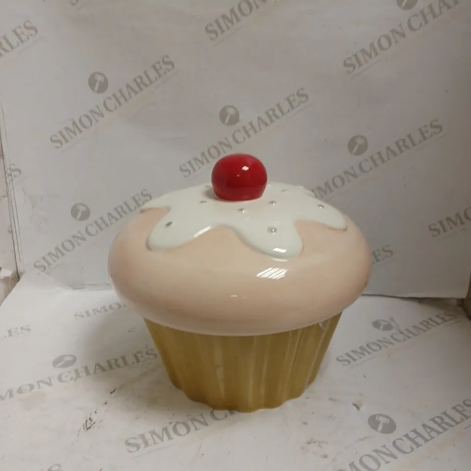 LARGE CUPCAKE SHAPED JAR/CONTAINER. 