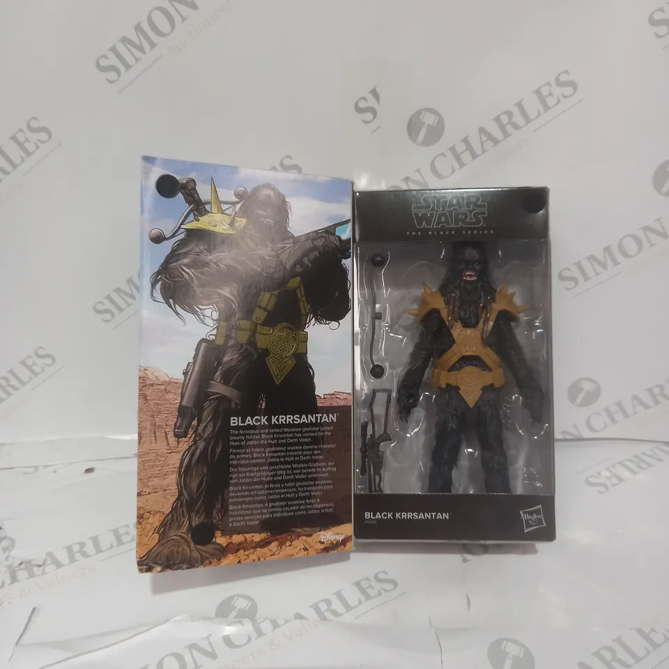 BOXED STAR WARS BLACK KRRSANTAN FIGURE