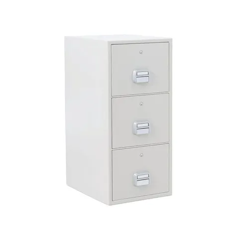 FIREPROOF FILING CABINET SHELL 90 MIN. KEY LOCK, A4/FOOLSCAP, 3 DRAWERS, 1130X520X680 MM