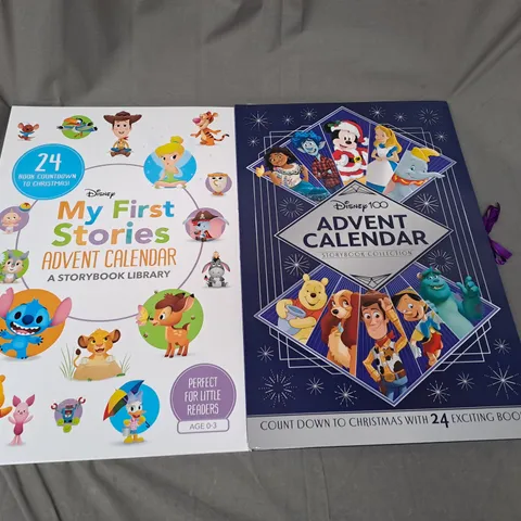 5 ASSORTED DISNEY ADVENT CALENDAR STORYBOOK COLLECTIONS