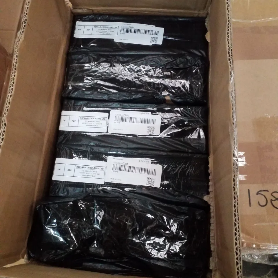 BOX CONTAINING 10 ROLLS OF WHITE 3D PRINTER FILAMENT 