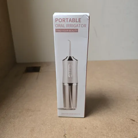 PORTABLE ORAL IRRIGATOR - BOXED